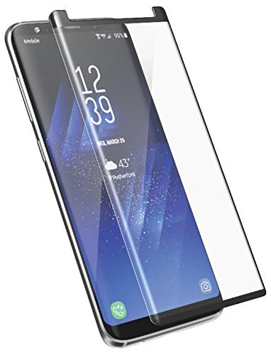 Product Cover Samsung Galaxy S9 Plus Tempered Glass Screen Protector - Curved MagGlass (SR90 Scratch-Proof/Shatterproof) Full Lens & Sensor Coverage Screen Guard (Includes Easy-on applicator)