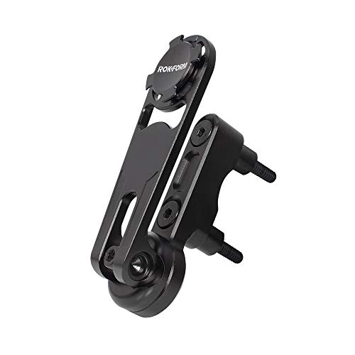 Product Cover Rokform Pro Series Motorcycle Perch Phone Mount, Aircraft Aluminum for Harley Davidson w/Rokform Lanyard for Extra Protection - Black - Rokform Mountable Phone Case Required