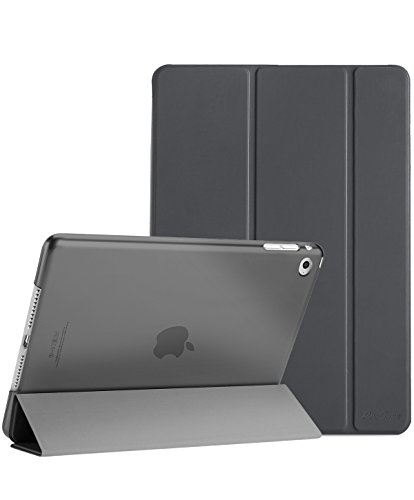 Product Cover ProCase iPad Mini 4 Case - Ultra Slim Lightweight Stand Case with Translucent Frosted Back Smart Cover for 2015 Apple iPad Mini 4 (4th Generation iPad Mini, mini4) -Grey