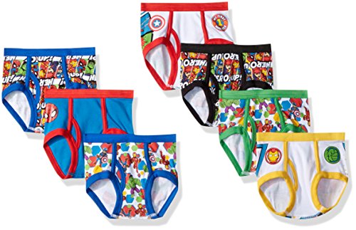 Product Cover Marvel Boys' Toddler 7-Pack Superhero Adventures Brief Underwear