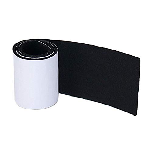 Product Cover Joyoldelf Felt Furniture Pads with Strong Adhesive, DIY Self Heavy Duty Felt Strip Roll & Wood Floor Protector, Suitable for Table, Sofa, Plant Pots and Dishes, 39.37''x 3.93'' (Black)