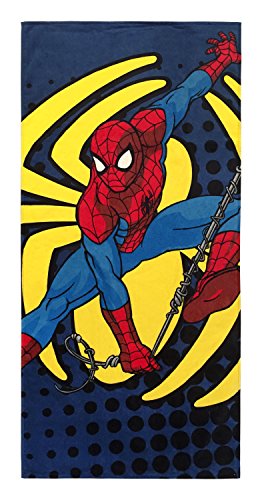 Product Cover Jay Franco Marvel Spiderman Spidey Go Kids Bath/Pool/Beach Towel - Super Soft & Absorbent Fade Resistant Cotton Towel, Measures 28 inch x 58 inch (Official Marvel Product)