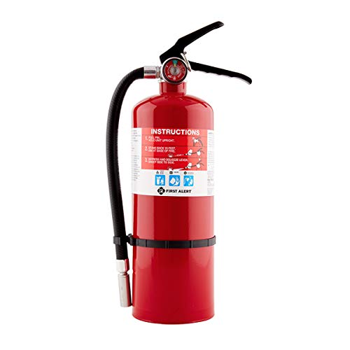 Product Cover First Alert Fire Extinguisher | Large Home Fire Extinguisher, Red, FE2A10GR