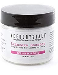 Product Cover NeedCrystals Microdermabrasion Crystals, DIY Face Scrub. Natural Facial Exfoliator for Dull or Dry Skin Improves Acne Scars, Blackheads, Pore Size, Wrinkles, Blemishes & Skin Texture. 4 oz
