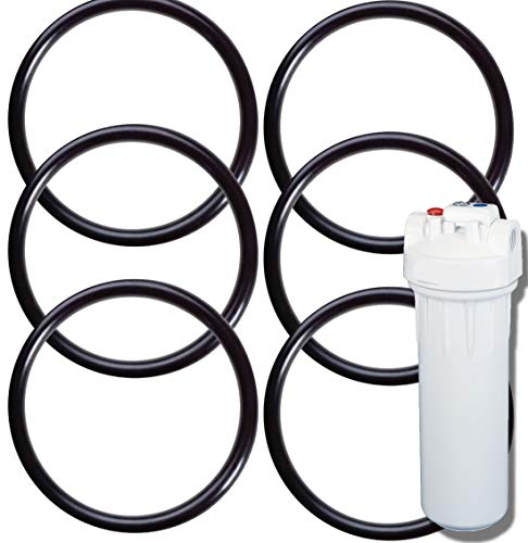 Product Cover 6-Pack of O-Rings for GE (TM) 2.5 Inch Water Filters - Compatible with GXWH20F, GXWH04F, GXRM10, GXWH20S and GX1S01R - Gaskets/O-Rings/Seals by Impresa Products