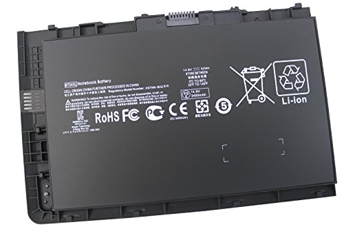 Product Cover ROCKETY BT04XL Battery Replacement for HP EliteBook Folio 9470m 9480m 9470 Ultrabook Series Compatible with: HSTNN-IB3Z HSTNN-I10C BT04 BA06 H4q47aa H4q48a 687517-1C1 Notebook PC Laptop Batteries.