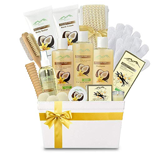 Product Cover Premium Deluxe Bath & Body Gift Basket. Ultimate Large Spa Basket! #1 Spa Gift Basket for Women & Bath Gift Sets for Women!!