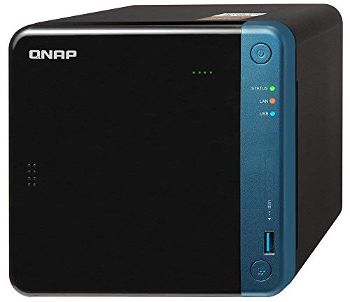 Product Cover QNAP TS-453Be-4G-US (4GB RAM Version) 4-Bay Professional NAS. Intel Celeron Apollo Lake J3455 Quad-core CPU with Hardware Encryption