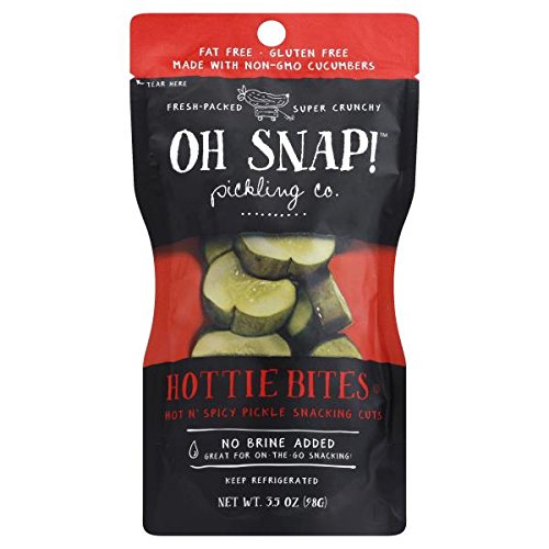 Product Cover Oh Snap Hot N Spicy Pickle Snacking Cuts, 3.5 Ounce (Pack of 12)