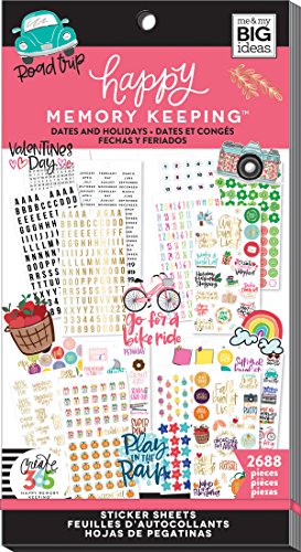 Product Cover Me & My Big Ideas HMKS-64 Happy Memory Keeping Sticker Value Pack, Botanicals