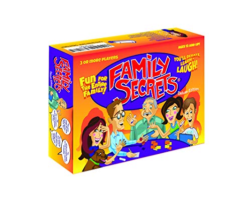 Product Cover Family Secrets - The Perfect Cross-Generational Family Game. Opens Up Uninhibited Dialogue Between Kids / Teens & Adults / Parents. Deluxe Edition.