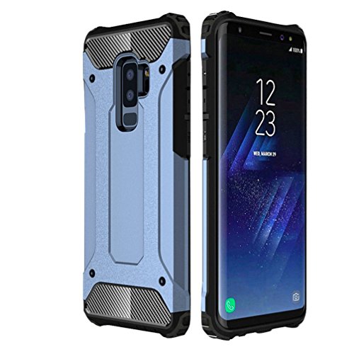 Product Cover Samsung Galaxy S9+ Plus Case Navy Blue with Free Screen Protector, Rugged and Heavy Duty Military-Grade Protection Armour Phone Accessory Premium Material for Women and Men 2018 Release