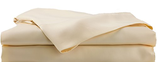 Product Cover Hotel Sheets Direct Bamboo Bed Sheet Set 100% Viscose from Bamboo Sheet Set (Split King, Mellow Yellow)
