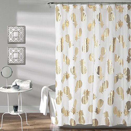 Product Cover Lush Decor Pineapple Toss Shower Curtain, 72