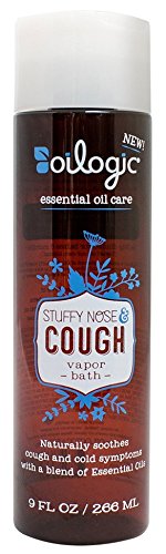Product Cover Oilogic Stuffy Nose & Cough Vapor Bath for Babies and Toddlers, 9 oz Each (Pack of 2)