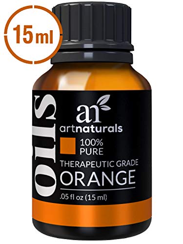 Product Cover ArtNaturals 100% Pure Sweet Orange Essential Oil - (.5 Fl Oz / 15ml) - Undiluted Therapeutic Grade - Cleanse Uplift and Focus