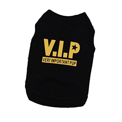 Product Cover Howstar Pet Shirt, VIP Printed T Shirts Dogs Summer Vest Puppy Pet Clothing Apparel