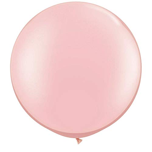 Product Cover NYKKOLA 36 Inch Giant Latex Balloon (Premium Helium Quality)，6 Pack Big LightPink Balloons