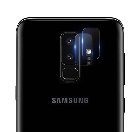 Product Cover Casetego Compatible S9 Plus Camera Lens Protector, Ultra Thin Transparent Clear Camera Tempered Glass Protector, High Definition Camera Lens Protector for Samsung Galaxy S9 Plus(2 Pieces)