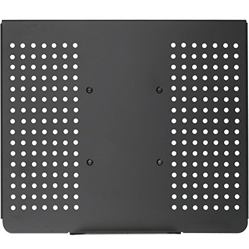 Product Cover WALI Laptop Holder Tray for 1 Notebook up to 17 inch, Mount Compatible with VESA 100 mm, 22 lbs Capacity with Vented Cooling Platform Stand (MLP01)