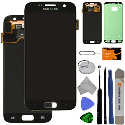 Product Cover LCD & Digitizer Assembly for Samsung Galaxy S7 (Black Onyx) (OEM) with Tool Kit