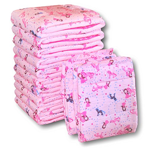Product Cover Rearz - Princess Pink - Adult Diaper (12 Pack) (Medium, 32'' - 42'')