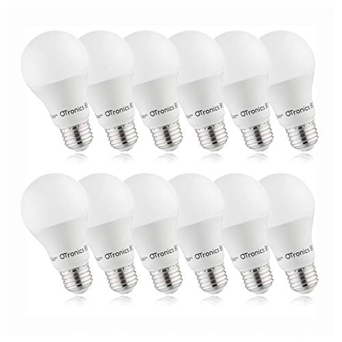 Product Cover Otronics A19 LED Light Bulb,Non-Dimmable 9W LED Bulb [60W Equivalent], 2700K (Soft White), 800 Lumens, Medium Screw Base(E26), UL-Listed(pakc of 12)