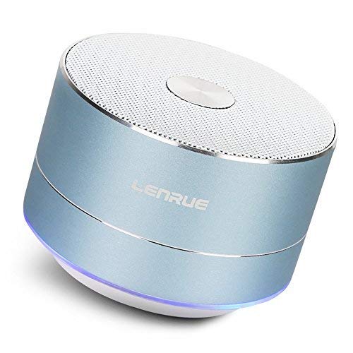 Product Cover LENRUE Portable Wireless Bluetooth Speaker with Built-in-Mic,Handsfree Call,AUX Line,TF Card,HD Sound and Bass for iPhone Ipad Android Smartphone and More (Blue)