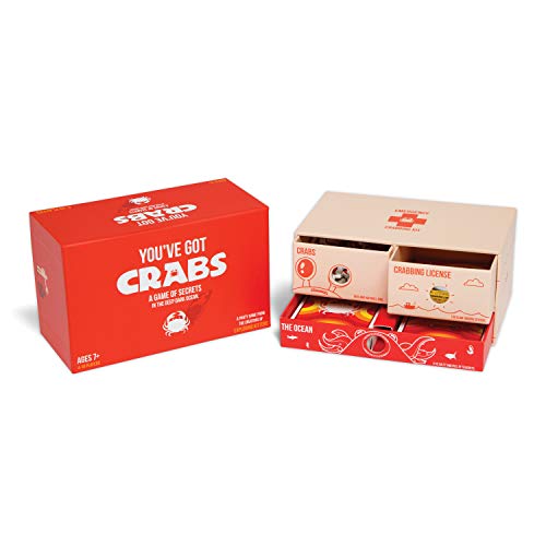 Product Cover You've Got Crabs by Exploding Kittens - A Card Game Filled with Crustaceans and Secrets - Family-Friendly Party Games - Card Games For Adults, Teens & Kids