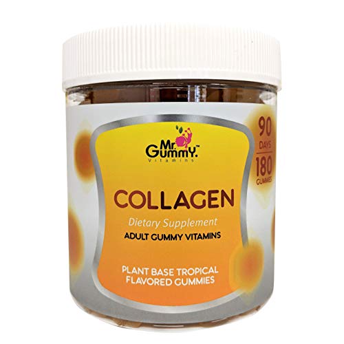 Product Cover Mr Gummy Vitamins Collagen Supplement for Men & Women | 96 mg of Collagen for Healthy Skin, Hair, Bones, Muscles & Tendons | [180 Gummies, 90-Day Supply] | for Men and Women