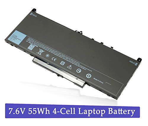 Product Cover J60J5 Laptop Battery for Dell Latitude E7270 E7470 Series 451-BBSY 451-BBSX 451-BBSU ; P/N：WYWJ2 MC34Y 0MC34Y 1W2Y2 242WD Notebook 7.6V 55WH