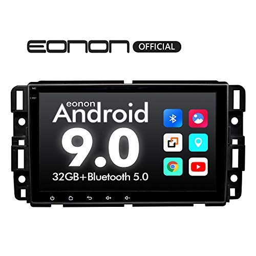 Product Cover 2020 Car Stereo Double Din Car Stereo,Android Head Unit Android 9.0 Eonon Car Stereo for Chevy/Chevrolet Silverado 8 Inch Car Radio Support Carplay/Android Auto/Bluetooth 5.0/Fast Boot/DVR-GA9380