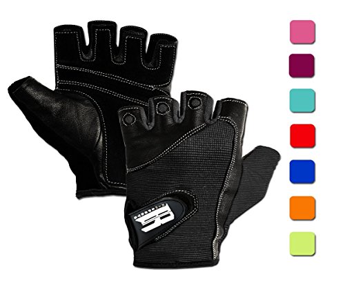 Product Cover RIMSports Gym Gloves for Powerlifting, Weight Training, Biking, Cycling - Premium Quality Weights Lifting Gloves Workout Gloves w/Washable for Callus and Blister Protection!
