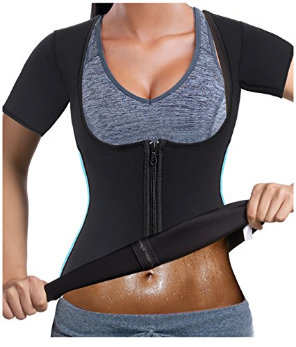 Product Cover Gotoly Women's Neoprene Sauna Vest with Sleeves Gym Hot Sweat Suit Weight Loss