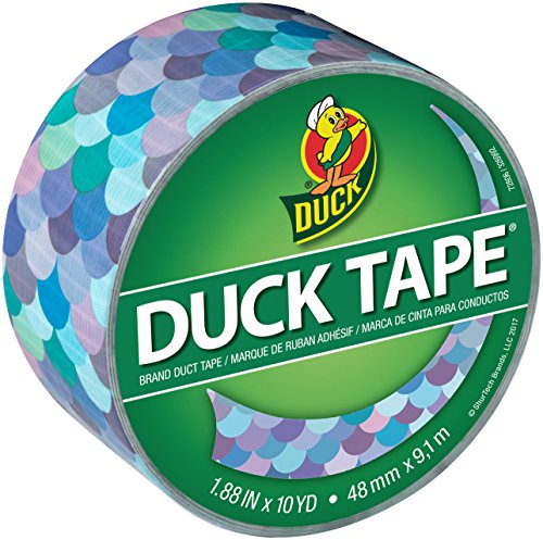 Product Cover Duck Brand 241791 Printed Duct Tape, 1.88 Inches x 10 Yards, Mermaid