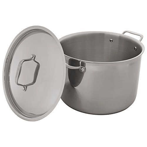 Product Cover Stone & Beam Tri-Ply Stainless Steel Stockpot, 12-Quart