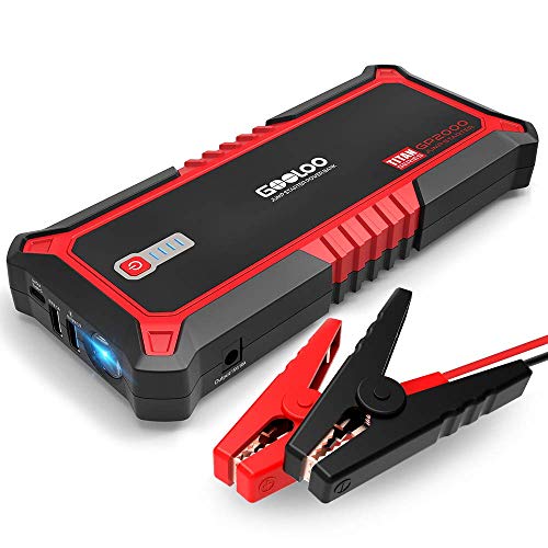 Product Cover GOOLOO Upgraded 2000A Peak SuperSafe Car Jump Starter with USB Quick Charge 3.0 (Up to 10L Gas or 7L Diesel Engine) 12V Auto Battery Booster Power Pack Type-C Portable Phone Charger