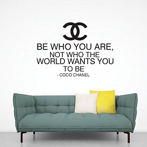 Product Cover Vinyl Wall Art Decal - Be Who You are Not Who The World Wants You to Be - 32.5