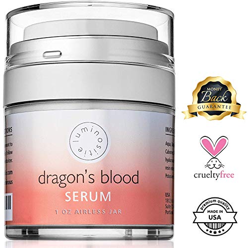 Product Cover Dragons Blood Serum - Sculpting Gel, Face Tightening and Lifting Cream to Repair, Soothe, Regenerate and Protect - Boosts Collagen Production - 1oz - Made in the USA