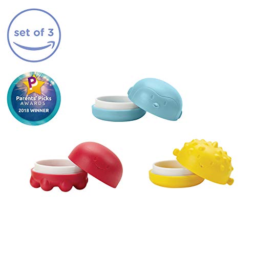 Product Cover Ubbi Squeeze and Switch Silicone Mold Free Bath Toys for Toddlers and Baby