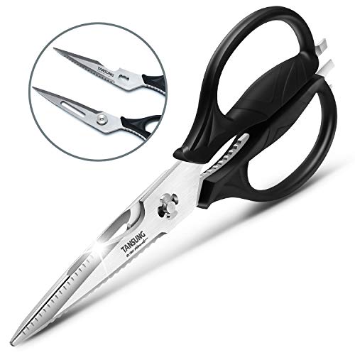 Product Cover TANSUNG Kitchen Shears, Come-apart Kitchen Scissors, Anti-rust Multi-Purpose Shears for Meat, Herbs