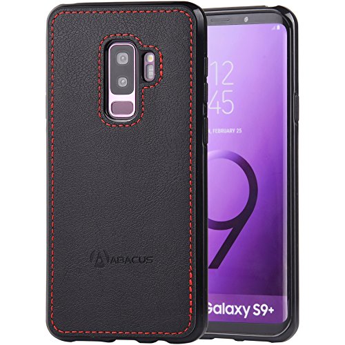 Product Cover Abacus24-7 Samsung Galaxy S9 Plus Case, Slim Bumper Back-Protection S 9+ Cover, Black