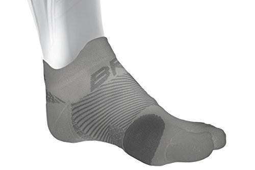 Product Cover OS1st Bunion Relief Socks (One Pair) with Split-Toe Design and Bunion pad to Relieve Toe Friction and Bunion/Hallax Valgus Pain (Grey, Small)