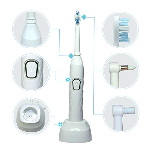 Product Cover Electric Toothbrush and Teeth Whitening Polisher with High Frequency Sonic 30K Vibration for Optimal Tooth Cleaning and Dental Care
