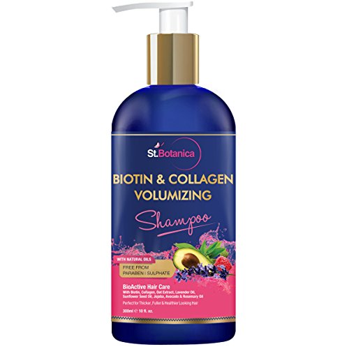 Product Cover StBotanica Biotin & Collagen Volumizing Hair Shampoo - 300ml - No Sulphate, No Parabens, No Silicon