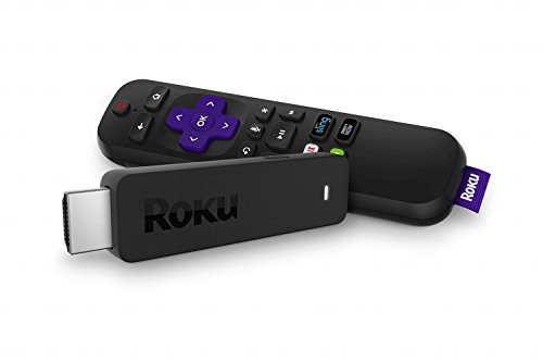 Product Cover Roku Streaming Stick | Portable, Power-Packed Player with Voice Remote with TV Power and Volume (2017) (Renewed)