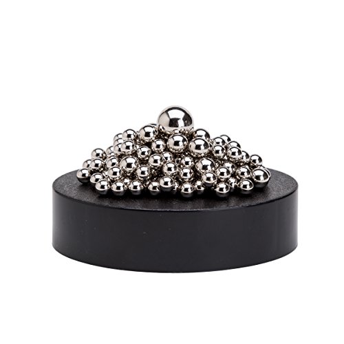 Product Cover THY COLLECTIBLES Magnetic Sculpture Desk Toy for Intelligence Development Stress Relief Strong Magnet Base Solid Metal Pieces (Ball)