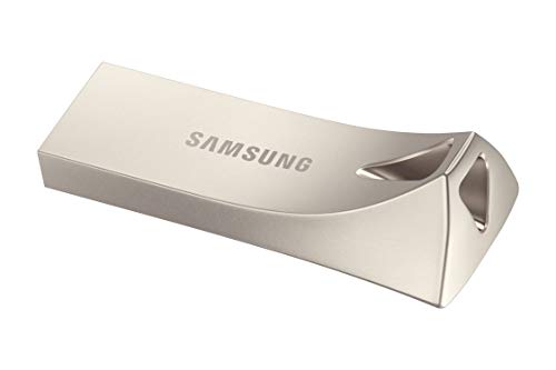 Product Cover Samsung BAR Plus 256GB - 300MB/s USB 3.1 Flash Drive Champagne Silver (MUF-256BE3/AM)
