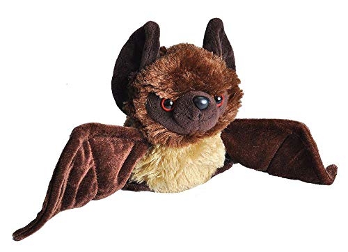 Product Cover Wild Republic Bat Plush, Stuffed Animal, Plush Toy, Gifts for Kids, HUG'EMS 7 inches