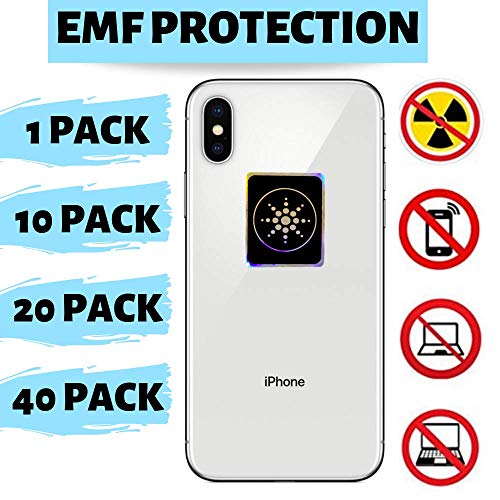 Product Cover EMF Radiation Protection for CELLPHONES/Laptop - Anti EMF/EMR Radiation Sticker - Radiation Neutralizer Shield Blocker - Remove Electronic Technologies WI-FI, Bluetooth